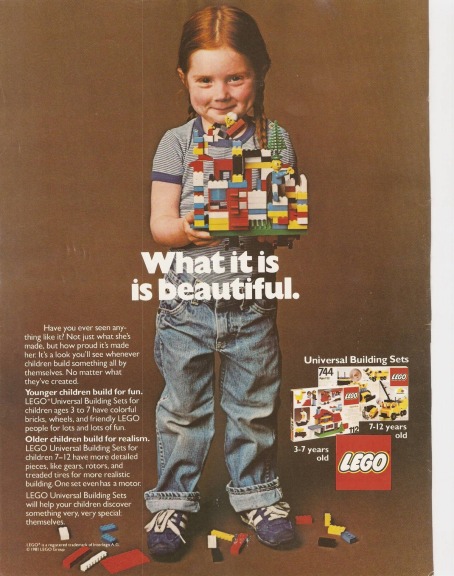 1980's Girl's Lego Ad